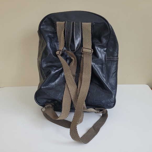 Vintage Bugs Bunny Leather Backpack Black - Picture 3 of 11